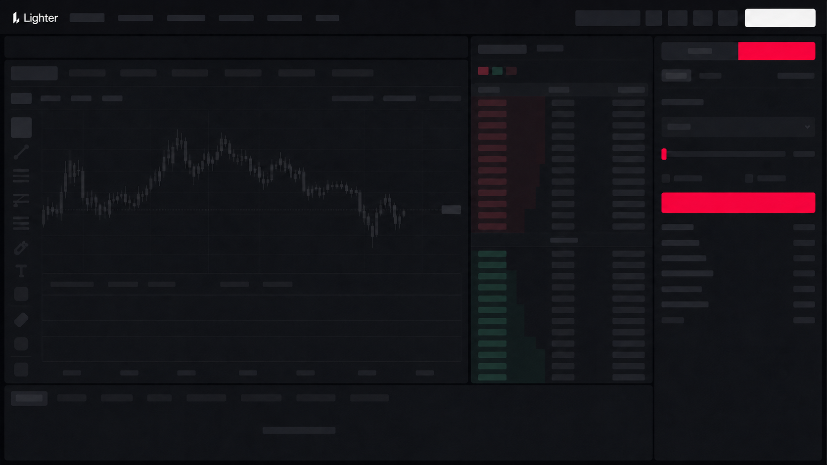 BTC Heatmap on Lighter